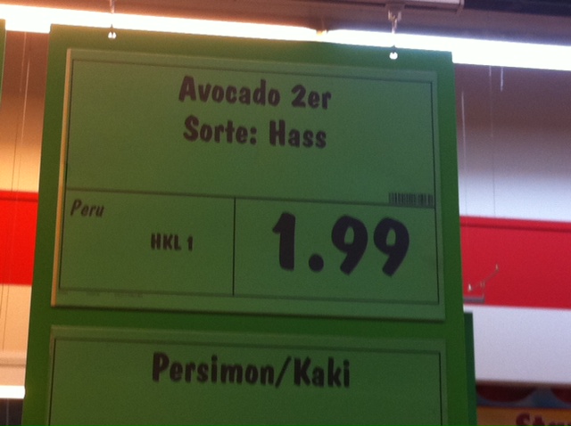 Ich bin mir unsicher, ob das ein gutes Omen fuer meine Silvester-Guacamole ist