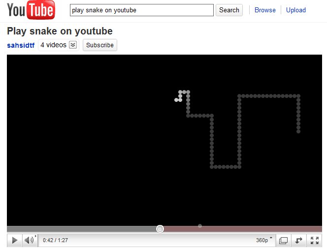 Snake auf YouTube