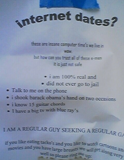 Internet dates?