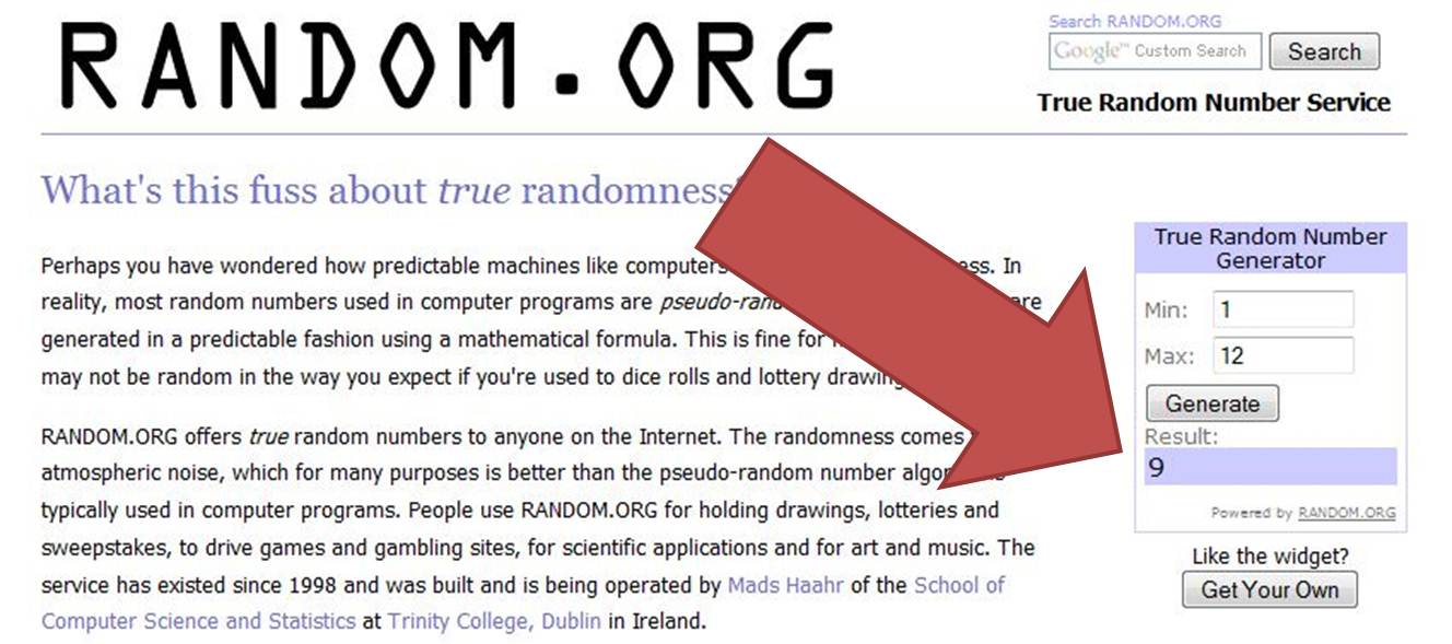 And the Winner is…