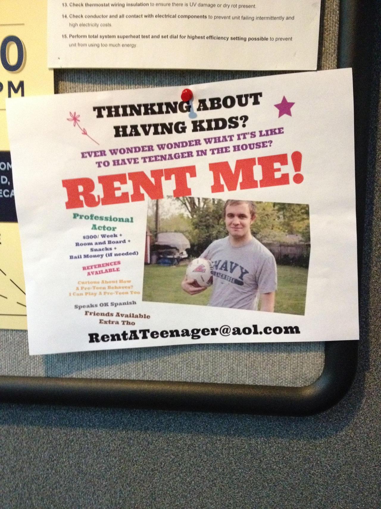 Rent a Teenager