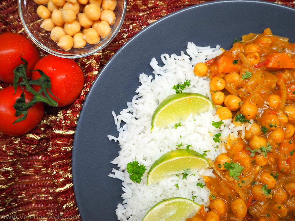 Cremiges Kichererbsen-Kokos-Curry