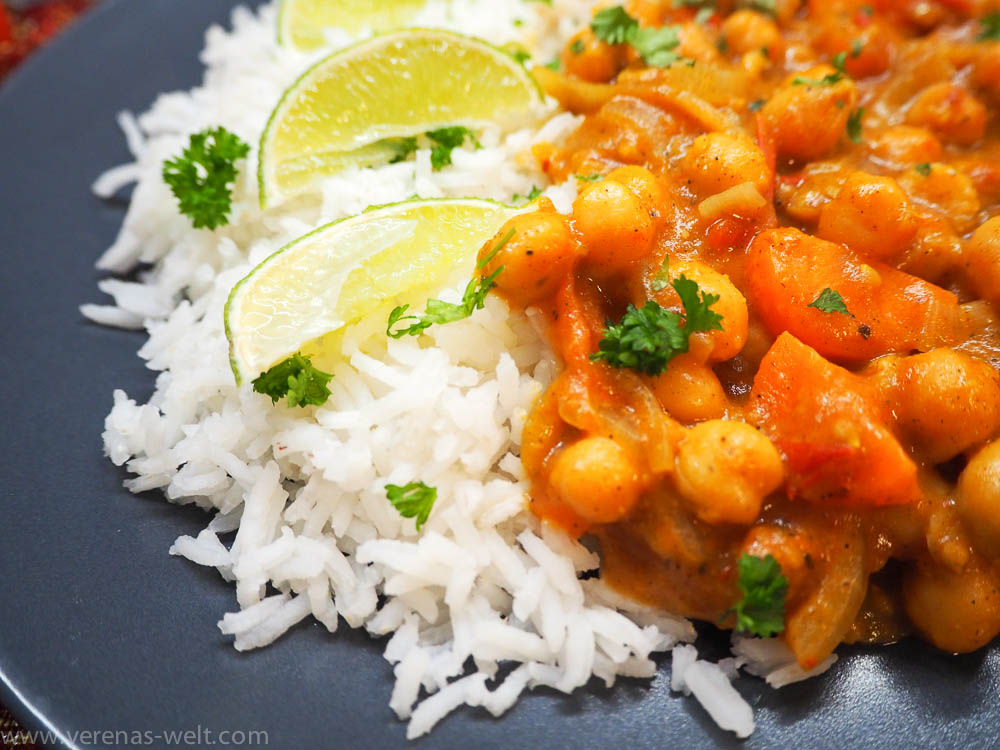 Cremiges Kichererbsen-Kokos-Curry Cremiges Kichererbsen-Kokos-Curry