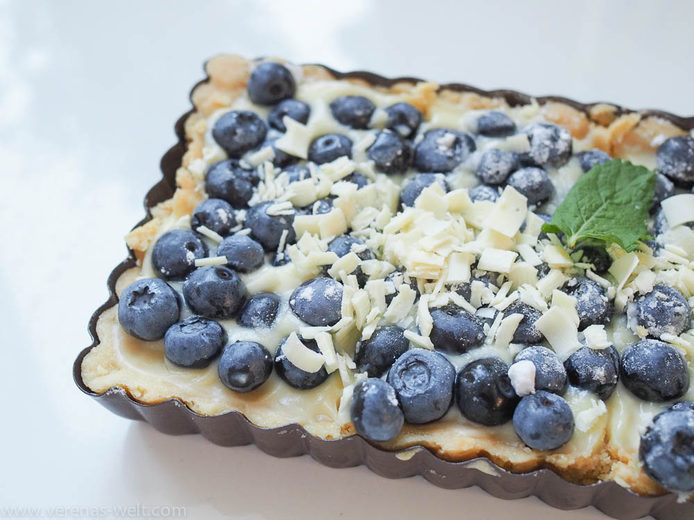 Blaubeer-Tarte mit weißer Schokolade - ° Verenas Welt