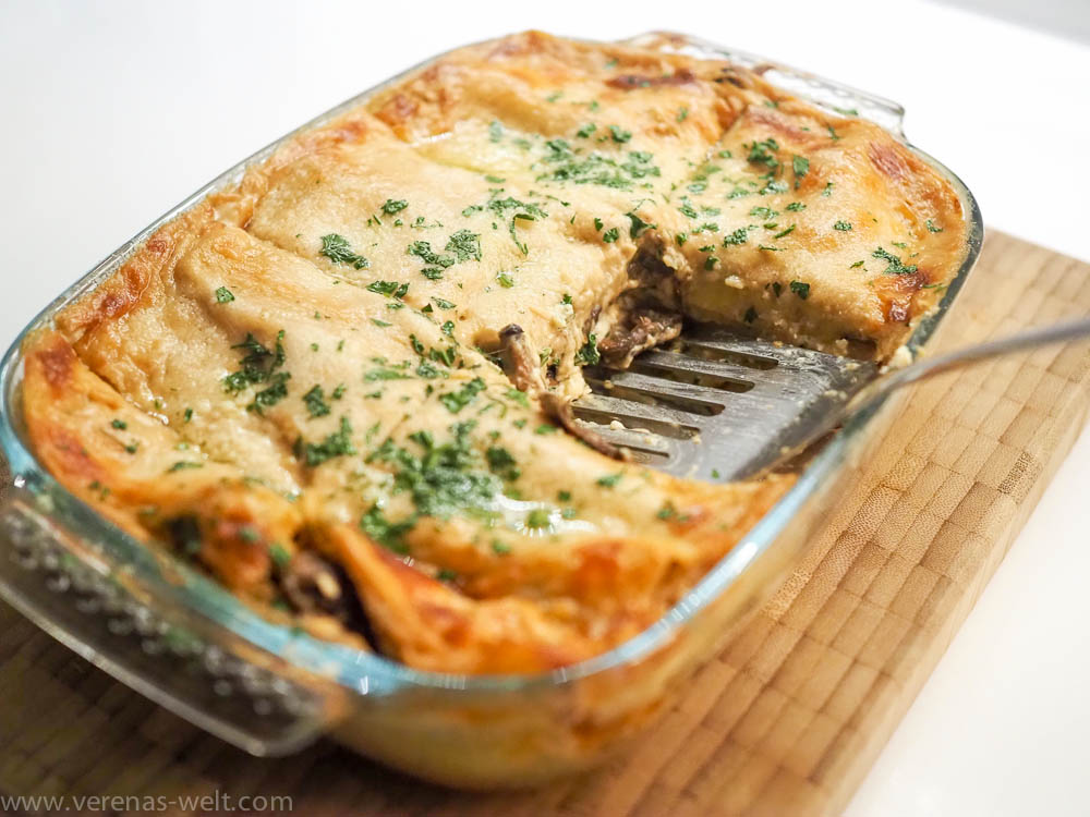 Pilz-Käse-Lasagne nach Ottolenghi